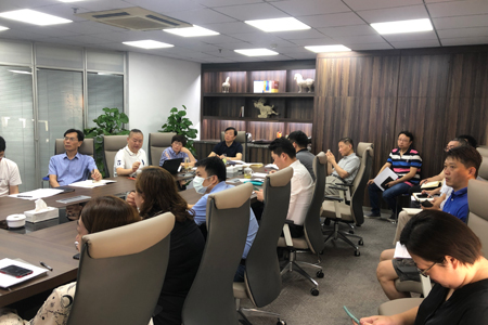 汉唐集团2020年上半年业务工作总结会议顺利召开