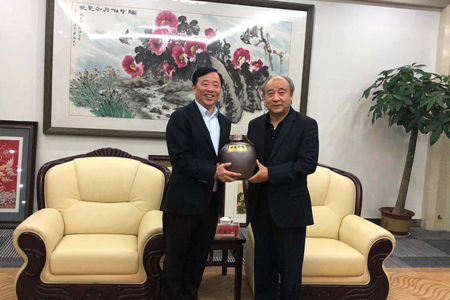 汉唐集团董事长叶总一行访问考察古井集团